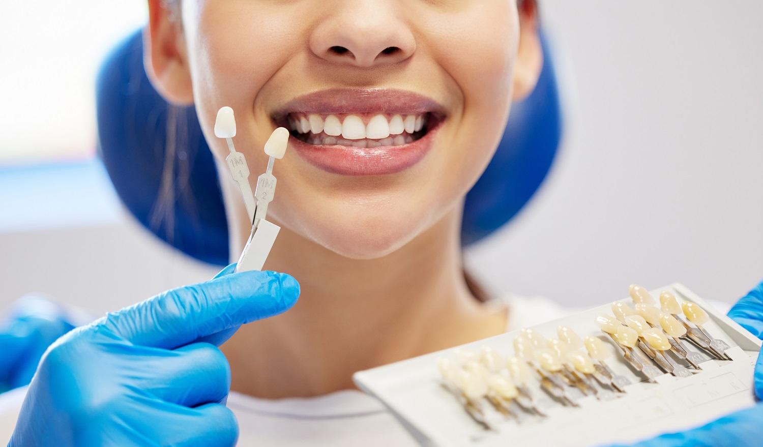 dentist with dental veneers options